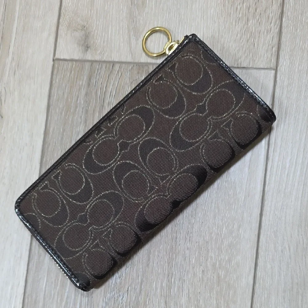 Coach Poppy Spotlight Tote and Matching Wallet